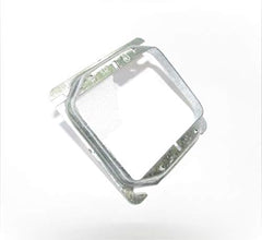 EATON Crouse Hinds TP499 Steel 2-Gang Raised Mud Ring 4-Inch x 4-Inch x 5/8-Inch 8-Cubic-Inch