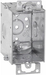 EATON Crouse-Hinds TP162 Steel 1-Gang Gangable Switch Box 2 Inch x 3 Inch x 2-1/2 Inch 12.5-Cubic-Inch