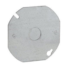 EATON Crouse-Hinds TP328 Steel Flat Box Cover 4-Inch x 4-Inch