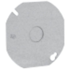 EATON Crouse-Hinds TP328 Steel Flat Box Cover 4-Inch x 4-Inch