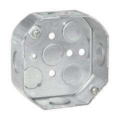 EATON Crouse-Hinds TP278 Steel Standard Outlet Box 4-Inch x 4-Inch x 1-1/2-Inch