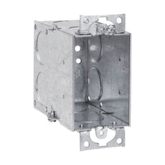 EATON Crouse Hinds TP254 Steel 1-Gang Gangable Switch Box 2-Inch x 3-Inch x 3-1/2-Inch 18-Cubic-Inch