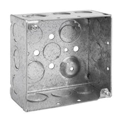 EATON Crouse-Hinds TP403 Steel Deep Outlet Box 4-Inch x 4-Inch x 2-1/8-Inch