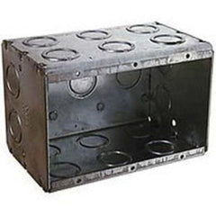 EATON Crouse Hinds TP692 Steel Screw-On Mount 3-Gang Masonry Box 5-9/16-Inch x 3-3/4-Inch x 3-1/2-Inch