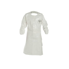 DUPONT Dupont SL275TWH2X002500 Chemical Resistant Apron With Long Sleeves Tychem® 4000 (45-3/4 in L x 28-1/2 in W)