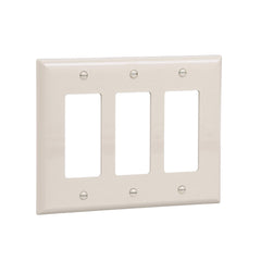 EATON Eaton PJ263LA Wallplate 3-Gang Decorator GFCI Mid Size