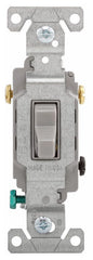 EATON Eaton CS315GY Commercial Grade 3-Way Compact Toggle Switch 15-Amp