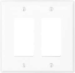 EATON Eaton PJ262W Decorator Wall Plate 2 Gang