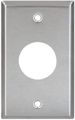EATON Eaton 93091-BOX Wiring 1.4 inches 1 Gang SS Receptacle Wall Plate