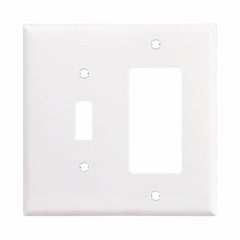 EATON Eaton PJ126W Wiring 2 Gang Decorator/Toggle Wall Plate