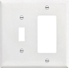 EATON Eaton PJ126W Wiring 2 Gang Decorator/Toggle Wall Plate