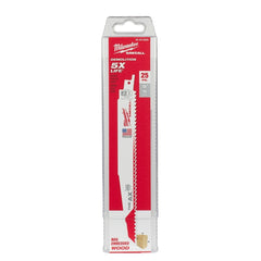 MILWAUKEE Milwaukee 48-00-8026 bi-metal reciprocating saw blade 9 inch l, 1 inch w (25 each)