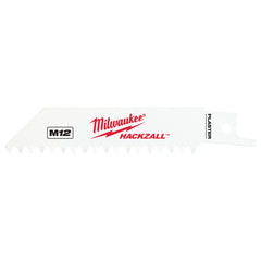 MILWAUKEE Milwaukee 49-00-5461 M12 Hackzall Bi-Metal Plaster Reciprocating Saw Blade (5 Pack)