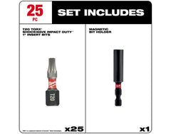 MILWAUKEE Milwaukee 48-32-5013 Screwdriver Bit Set With Bit Holder (25-Pack)