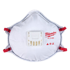 MILWAUKEE Milwaukee 48-73-4002 3pk N95 Valved Respirator with Gasket