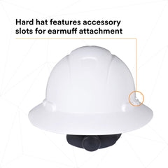 3M 3M H801R Hard Hat Full Brim H801R