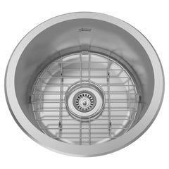 AMERICAN STANDARD American Standard 18SB.7001600S.075 Portsmouth 16-3/8 x 16-3/8 in. 18 ga Stainless Steel Single Bowl Undermount Bar Sink