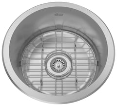AMERICAN STANDARD American Standard 18SB.7001600S.075 Portsmouth 16-3/8 x 16-3/8 in. 18 ga Stainless Steel Single Bowl Undermount Bar Sink