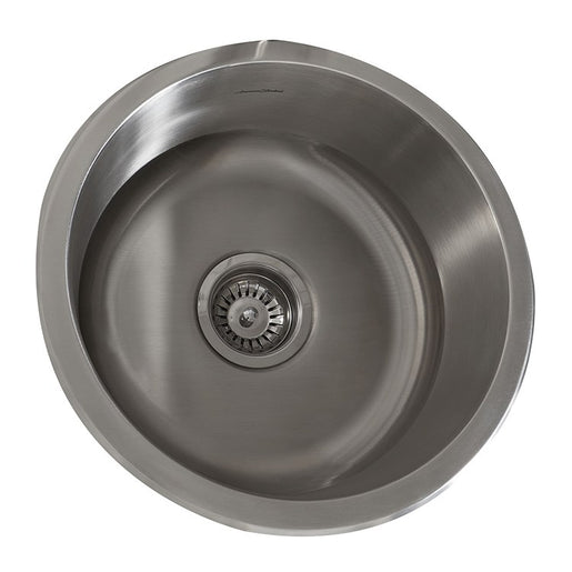 AMERICAN STANDARD American Standard 18SB.7001600S.075 Portsmouth 16-3/8 x 16-3/8 in. 18 ga Stainless Steel Single Bowl Undermount Bar Sink