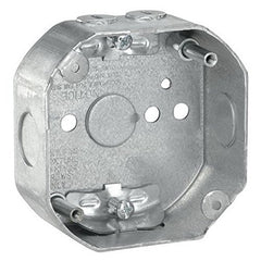 EATON Crouse Hinds TP301 Steel Pan Ceiling Fan Box 4-Inch x 1/2-Inch 6-Cubic-Inch