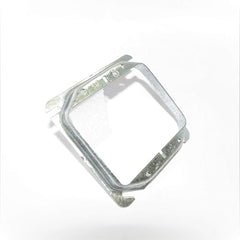 EATON Crouse Hinds TP499 Steel 2-Gang Raised Mud Ring 4-Inch x 4-Inch x 5/8-Inch 8-Cubic-Inch