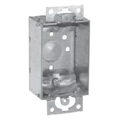 EATON Crouse Hinds TP100 Steel Non-Gangable Switch Box 2-Inch x 3-Inch x 1-1/2-Inch 7.5-Cubic-Inch
