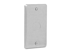 EATON Crouse Hinds TP614 Steel 1-Gang Flat Utility Box Cover 2-1/8-Inch x 4-Inch