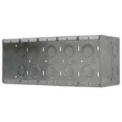 EATON Crouse Hinds TP694 Steel Screw-On Mount 5-Gang Masonry Box 9-3/16-Inch x 3-3/4-Inch x 3-1/2-Inch