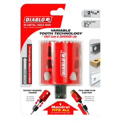 DIABLO Diablo DHS2563 2 9/16 inches Hole Saw