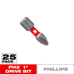 DIABLO Diablo DPH21P25 1 in. #2 Phillips Drive Bits (25-Pack)