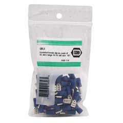 DIVERSITECH Diversitech 6281LX Female Slip-On Connector 16-14 AWG (50 Pack)