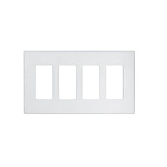 EATON Eaton PJ264LA Mid-Size Polycarbonate 4-Gang Decorator GFCI Wallplate