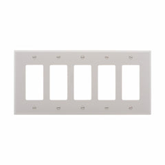 EATON Eaton PJ265W Mid Size Decorative Wallplate 5 Gangs