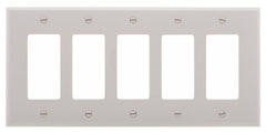 EATON Eaton PJ265W Mid Size Decorative Wallplate 5 Gangs