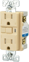 EATON Eaton TRVGF15V Wiring Devices 15 Amp 125 VAC 2-Pole 3-Wire NEMA 5-15R Straight Blade Duplex Receptacle