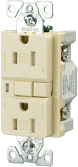 EATON Eaton TRVGF15V Wiring Devices 15 Amp 125 VAC 2-Pole 3-Wire NEMA 5-15R Straight Blade Duplex Receptacle