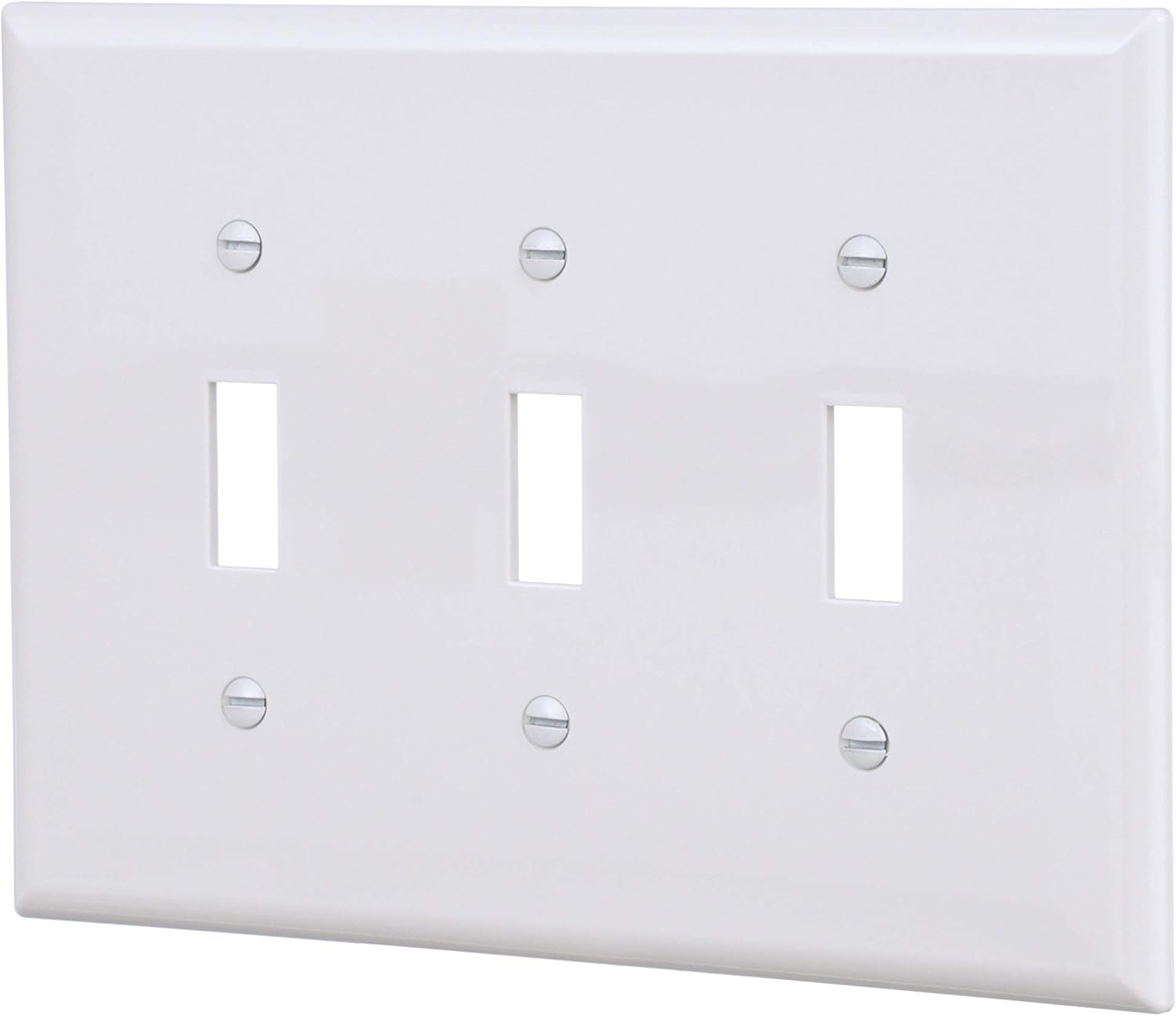EATON Eaton PJ3W Toggle Switch Wallplate 3 Gangs