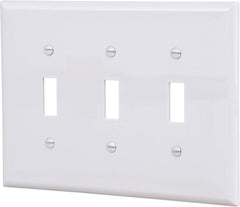 EATON Eaton PJ3W Toggle Switch Wallplate 3 Gangs