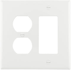 EATON Eaton PJ82W Mid-Size Receptacle Wall Plate