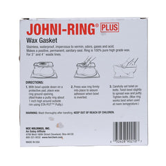HERCULES Hercules 90-210 Johni-Ring Standard Wax Ring 3 in. or 4 in.