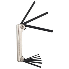KLEIN TOOLS Klein Tools 70591 FOLD Folding Hex Key Set, 9-Key, SAE Sizes