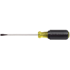 KLEIN TOOLS Klein Tools 601-8 Screwdriver, Round Shank, 3/16 inches Cabinet Tip, 8 inches Shank
