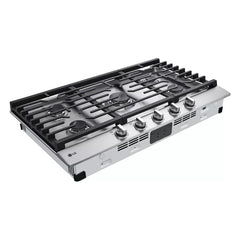 LG ELECTRONICS Lg Electronics CBGJ3623S 36 Inch Gas Cooktop with UltraHeat™ 20K BTU Burner