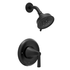 MOEN Moen T2412EPBL Jase Matte Black Shower Trim with 1.75 GPM Multi Function Head