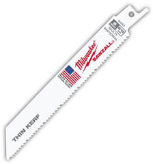 MILWAUKEE Milwaukee 48-00-5091 Sawzall Reciprocating Saw Blade, 6 Inch L, 3/4 Inch W (5 Pack)
