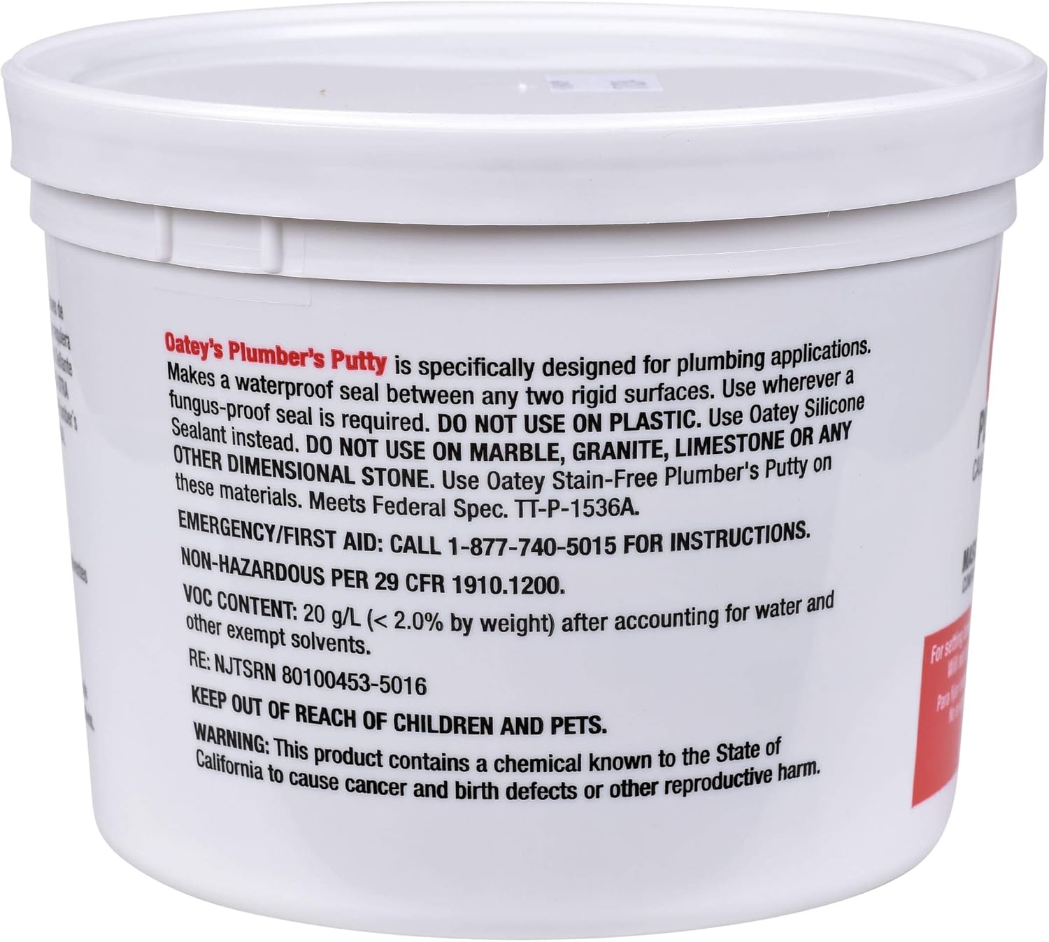 OATEY Oatey 31174 Plumber's Putty Small