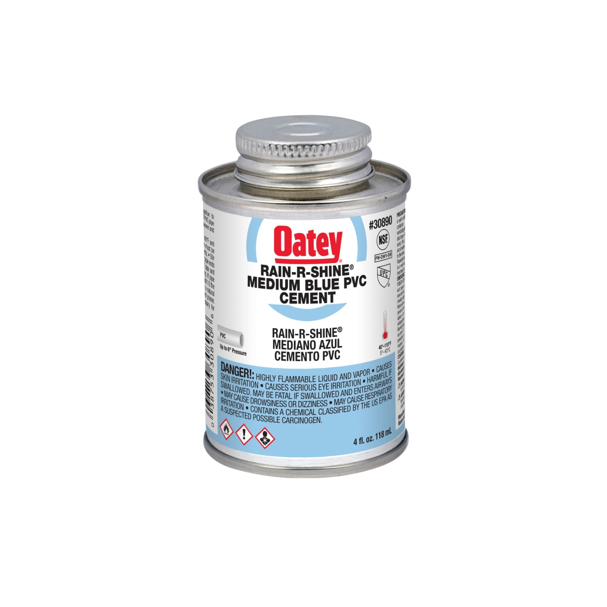 OATEY Oatey 30890 Rain-R-Shine 4 Oz. Medium Bodied PVC Cement
