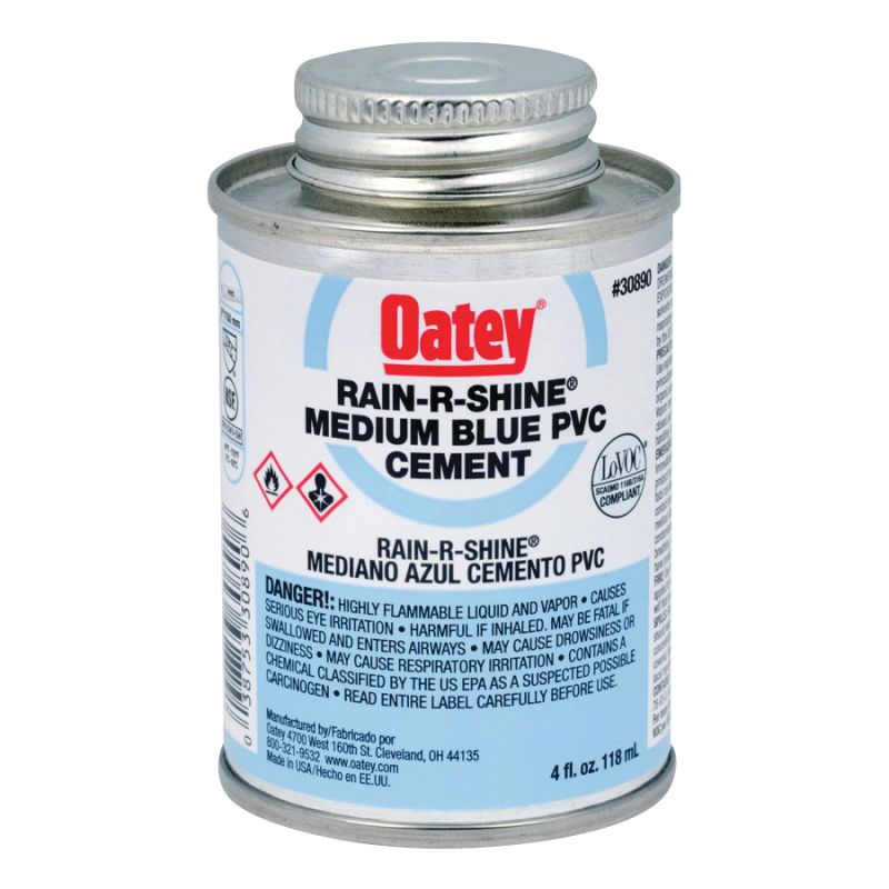 OATEY Oatey 30890 Rain-R-Shine 4 Oz. Medium Bodied PVC Cement