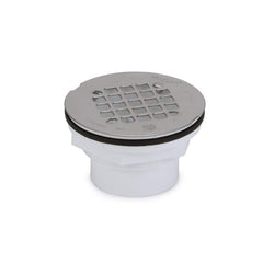 OATEY Oatey 42097 101 PS PVC-Solvent Weld Shower Drain with Stainless Steel Strainer, 2-Inch