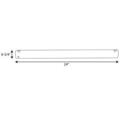 PROGRESS LIGHTING Progress Lighting P2605-141 AirPro 3/4 x 24 in. Steel Downrod
